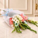 12 Stems Gladiolus Bouquet in Lahore