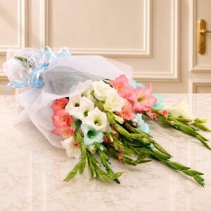 12 Stems Gladiolus Bouquet gift delivery in Pakistan