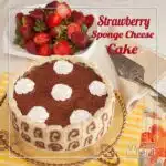 Strawberry Sponge Cheese Cake