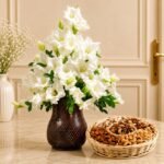Glads with Dry Fruits Basket