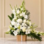 White Theme Imported Flowers