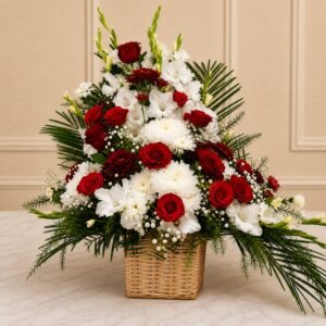 Mix Imported Flowers Basket in Lahore