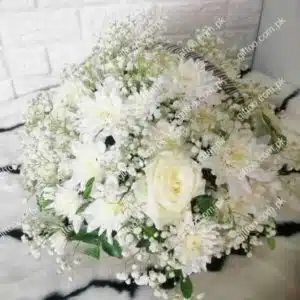 imported flowers basket