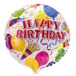 Birthday foil balloons