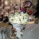 white flowers bouquet