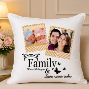 Personalize Pic Cushion for Anniversary