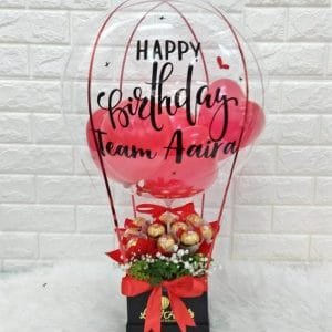 Birthday Floral balloon