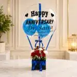 Floral Balloon Blue Theme