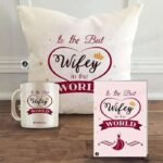 world best wife cushion