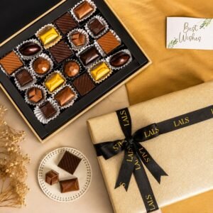 Classic Gold Leather chocolate gift by Lals