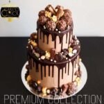 2 teir chocolate bango cake