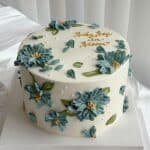 flower theme cake