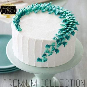 leaves of mint theme cake pinapple