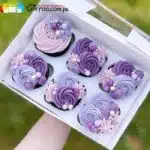 purple cupcakes