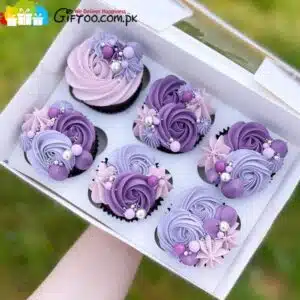 purple cupcakes