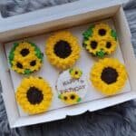 sunflower cupcakes