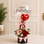 Gift for Special Buddiess personalised gift by Customised Floral Balloons for Valentines Day