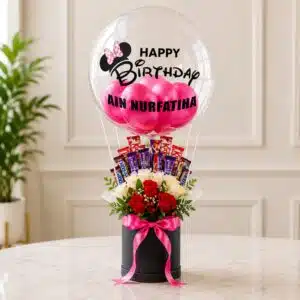Chocolate Floral Balloon