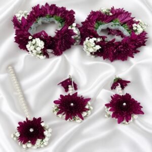 Imported Flowers Jewelry Set