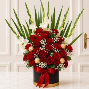 Roses Round with Chocolate