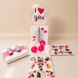 Transparent Balloon Explosion Box for Her