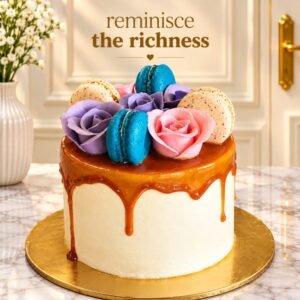 Caramel Fantasy Cake 2.5 Lbs - Aztec Cakes Karachi | Giftoo Pakistan
