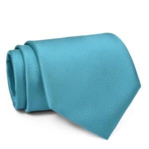green plain tie