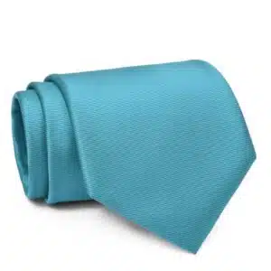 green plain tie