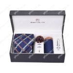 navy argyle men accessories box