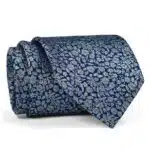 Navy Floral Tie - Image 2