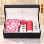Pink Floral Men Accessories Box by Men’s Accessories