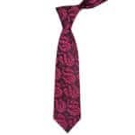 Black/red Paisley Tie - Image 2