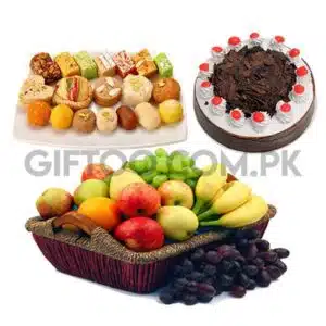 Cake-Mithai-Fruits