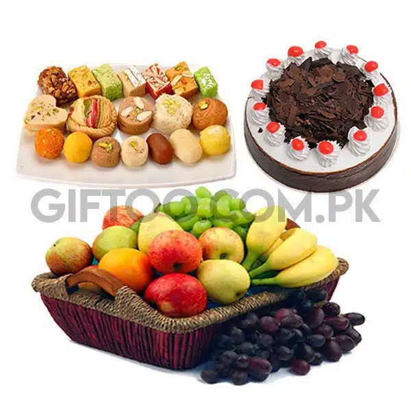 Cake-Mithai-Fruits