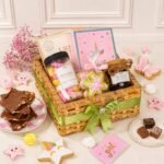 Welcome, Baby Girl Hamper chocolate gift by Lals for Birthday