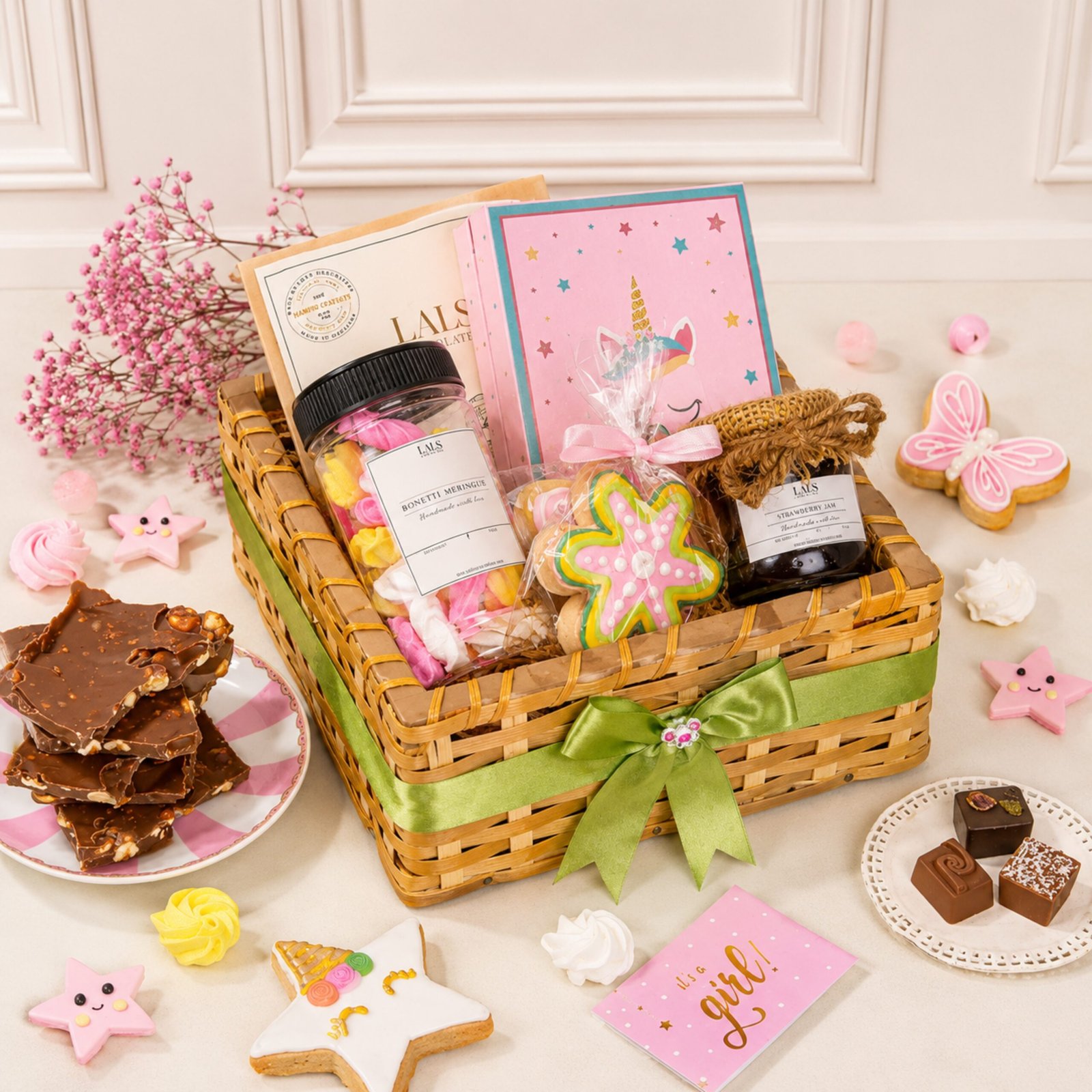 Welcome, Baby Girl Hamper Welcome, Baby Girl Hamper