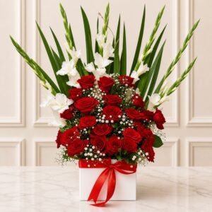 Flowers Box for Dad in Lahore for Fathers Day