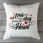 i love you cushion