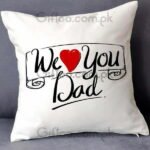 we love you dad cushion