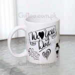 we love dad mug