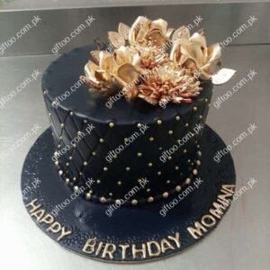 black theme cake