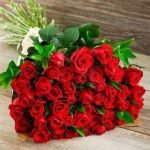 red roses bouquet