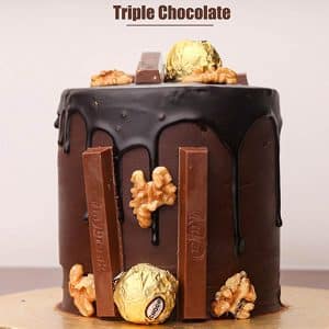 triple chocolate cake