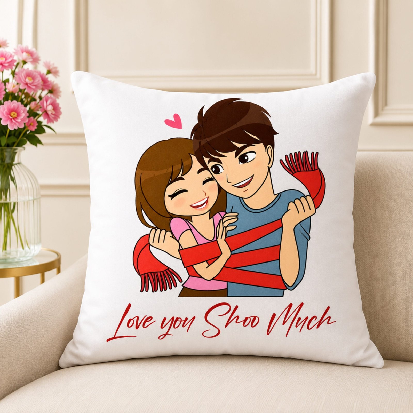 giftoo-pakistan-cushion29 Love you shoo much - Image 1