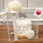 Cake with Acrylic box