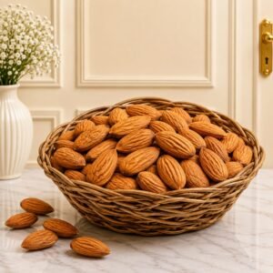 1 kg Almonds fruit basket by Dry Fruits