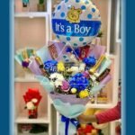 Baby boy bouquet