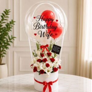 Gladiolus Balloons personalised gift for Valentines Day