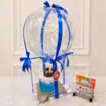 Blue Themed Acrylic Cake box