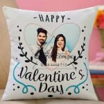valentine's picture cushion